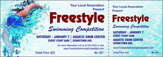 Freestyle Event Ticket Product Front