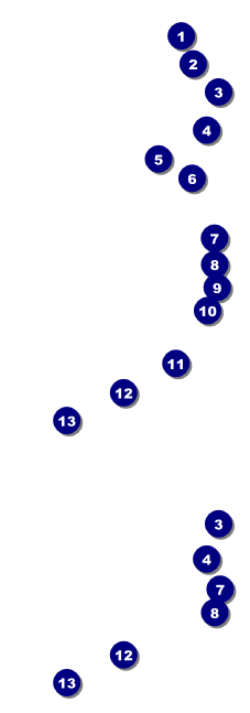 Pancake Stack Event Ticket Front Field Markers