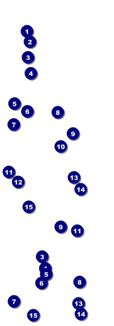 All Purpose Blocks Reserved Event Ticket Front Field Markers