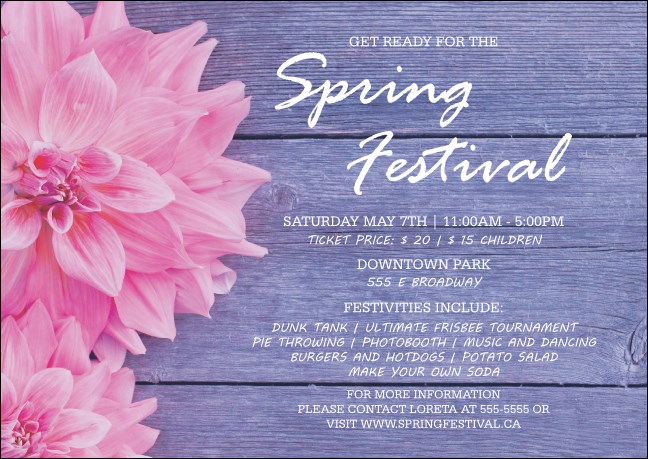 Spring Festival 2 Postcard Product Front