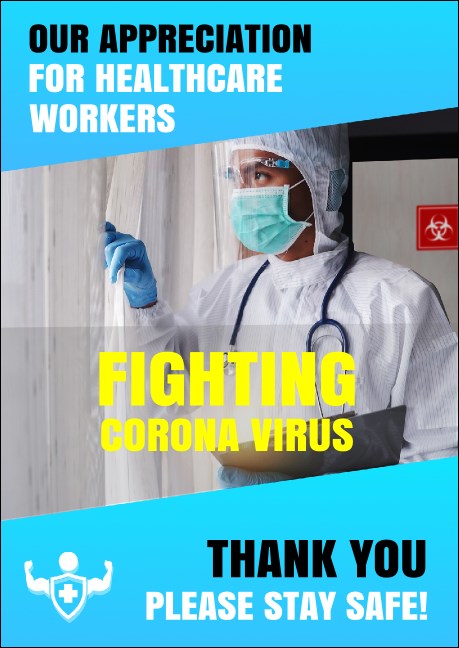 Thank You Healthcare Workers Club Flyer Product Front