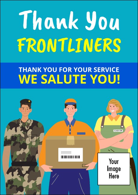 Thank You Frontliners Postcard Product Front