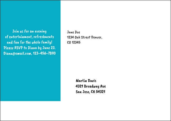 Thank You Frontliners Postcard Mailer Product Back