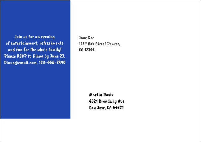 Thank You Heroes Postcard Mailer Product Back