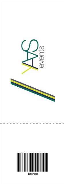 All Purpose Geometric Raffle Ticket Product Back